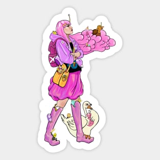 Princess Bubblegum and The Candy Citizens Sticker